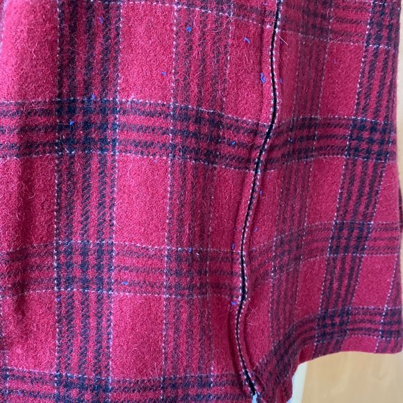 Woolrich Red Plaid Jacket with Zipper (Large) - Picture 5 of 15